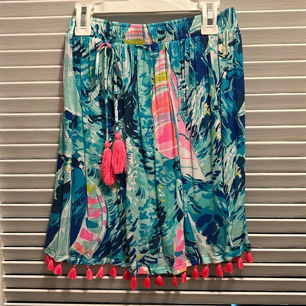 Strapless Lilly Pulitzer top